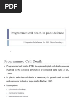 Programmed Cell Death in Plant Defense