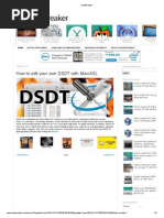How To Edit Your Own DSDT With Maciasl