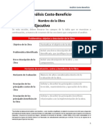 Formato Analisis Costo Beneficio