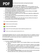 GATE 2014: General Instructions During Examination: Common Data Button That Appears On The Screen