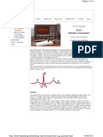 ECG Patient Simulator: Training Course