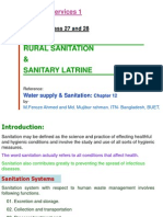 Rural Sanitation & Sanitary Latrine: Building Services 1