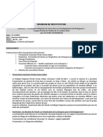 Compte Rendu de La Restitution Du 15 Octobre