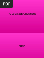 Ten Great Sex Positions