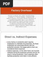 Factory Overheads