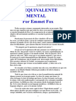 Emmet Fox El Equivalente Mental