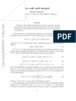 On P-Adic Path Integral