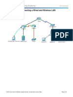 4.2.4.5 Packet Tracer - Connecting A Wired and Wireless LAN Instructions