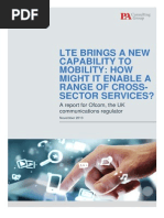 Ofcom Future LTE Services Study