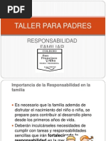 Taller para Padres e Hijos Responsabilidad