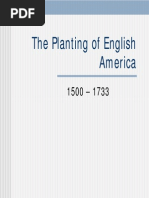 2 - The Planting of English America, 1500 - 1733