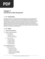 Risk Management Solution Manual Chapter 03