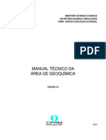 Manual Técnico de Geoquímica