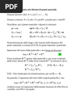 Appunti Di Dinamica Dei Sistemi Di Punti Materiali.: (R) DR DR