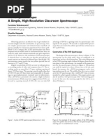 A DVD Spectroscope - A Simple, High-Resolution Classroom Spectroscope