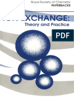 Ion Exchange-Theory and Practice 2nd Edition (1994)