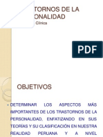 Trastornos de La Personalidad