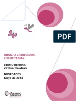 Apirileko Eta Maiatzeko Liburu Berriak // Novedades de Abril y Mayo