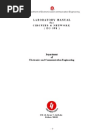 Circuit Theory Lab Manual DC Final Two Port Network