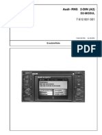 Blaupunkt Audi Navigation Rns 2-Din A2!7!612-001-001 Parts-List