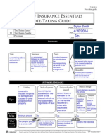 Insurance Note Taking Guide