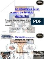 Planeación Estratégica de Un Taller de Servicio Automotriz Encuentro Puebla PDF