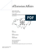 Journal Od Euroasian Affairs 1 - 2013