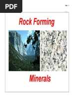 Rock Forming Minerals