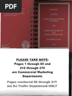Agreement Between Communications Workers of America and Verizon New Jersey Inc. and Verizon Services Corp. - September 19, 2012