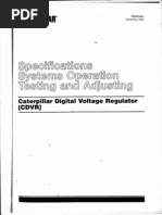 Caterpillar Digital Voltage Regulator - Service Manual