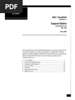 EMC Visualsan Support Matrix