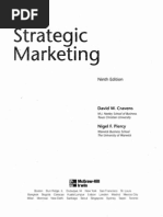 Strategic Mkting Ninth Edition David W Cravens and Nigel F Piercy