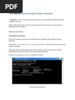 Distinguish Between Types of User Interface