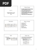 T-Beam Design Ex 5.3 