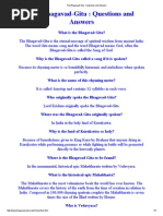 The Bhagavad-Gita - Questions and Answers