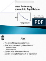 Steam Reforming - Approach To Equilibrium