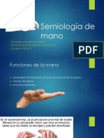 Semiología de Mano