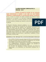 Transito Del DCN Al Nuevo Enfoque Curricular en La Educacion Basica Regular