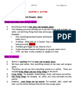 Form 1 Science Chapter 3 Notes