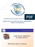 Derecho Alimentario