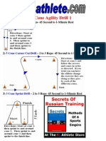 Drill Sheet Cone Agility Drills