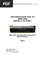 Manual Del Receptor de Video DVB New Lands 2014 Ok