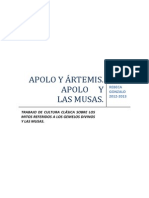 Apolo y Artemis, Apolo y Las Musas