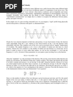 Diff Betn Phase and Group Vel