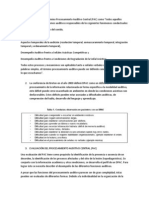 ASHA Definió El Término Procesamiento Auditivo Central