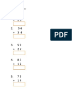 Addition of 2 Digit Numbers