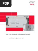 Audi SSP 438 Audi Service Reset MMI