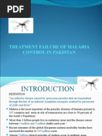 Treatment Failure of Malaria Control in Pakistan