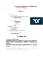 El Debate Ético-Político en Sócrates y Los Sofistas