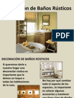 Decoración de Baños Rústicos